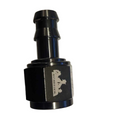 '-10AN - 1/2 in Push Lock Barb Straight Black Mafia Fitting