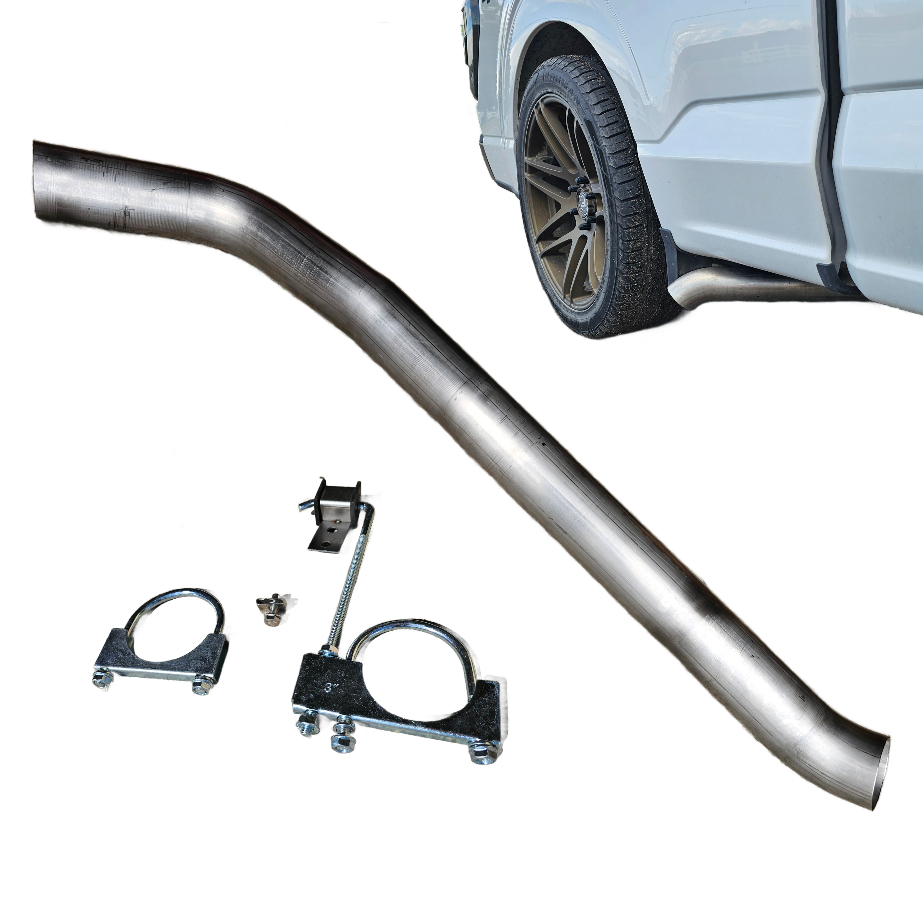 Mafia F150 Street Sweeper Exhaust System (Middle Side Exit) (Muffler Delete)