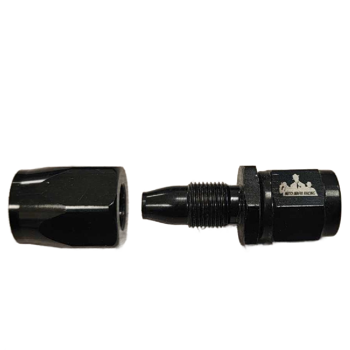 '-4AN Straight Swivel Hose End Black Mafia Fitting