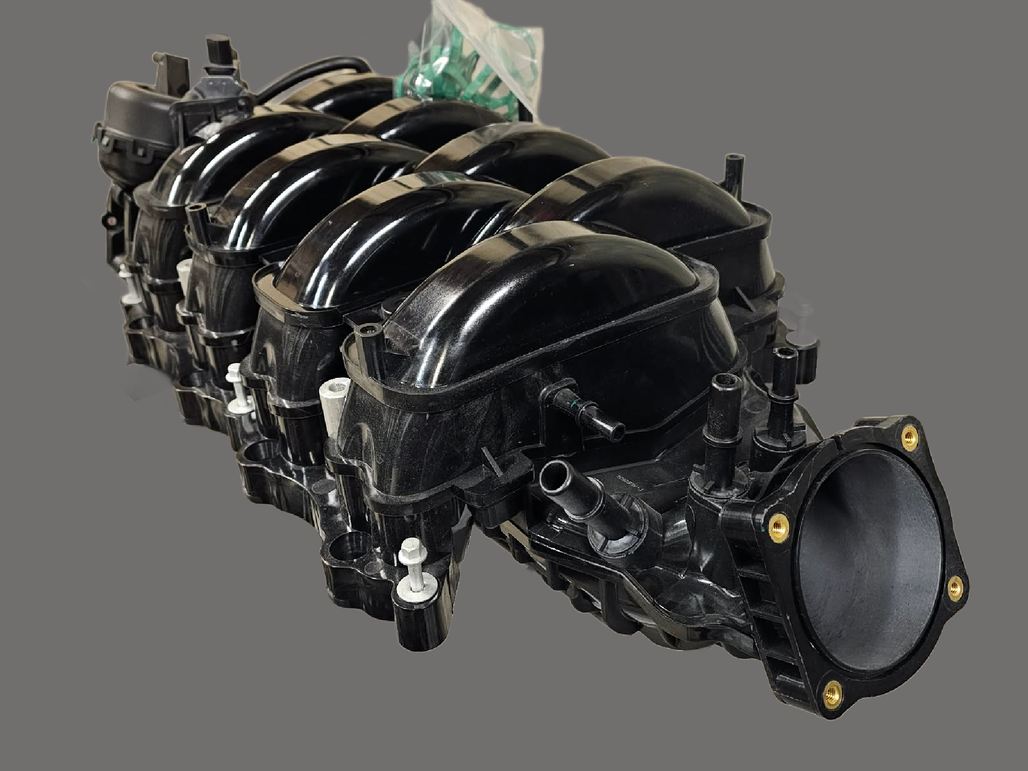 AMR Ported 2021 mustang GT Manifold (Polished Black Finish Runners)